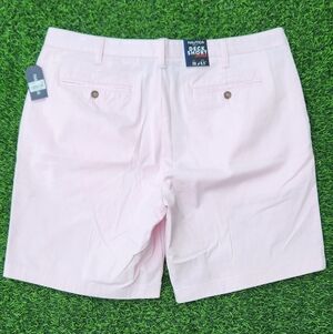 Nautica Men’s Pale Pink Flat Front Deck Shorts Size 38